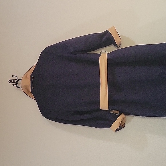 Reversible navy/camel , Structured Trench - Picture 6 of 12
